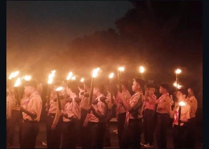 Upacara Taptu dan Pawai Obor HUT RI KE 79